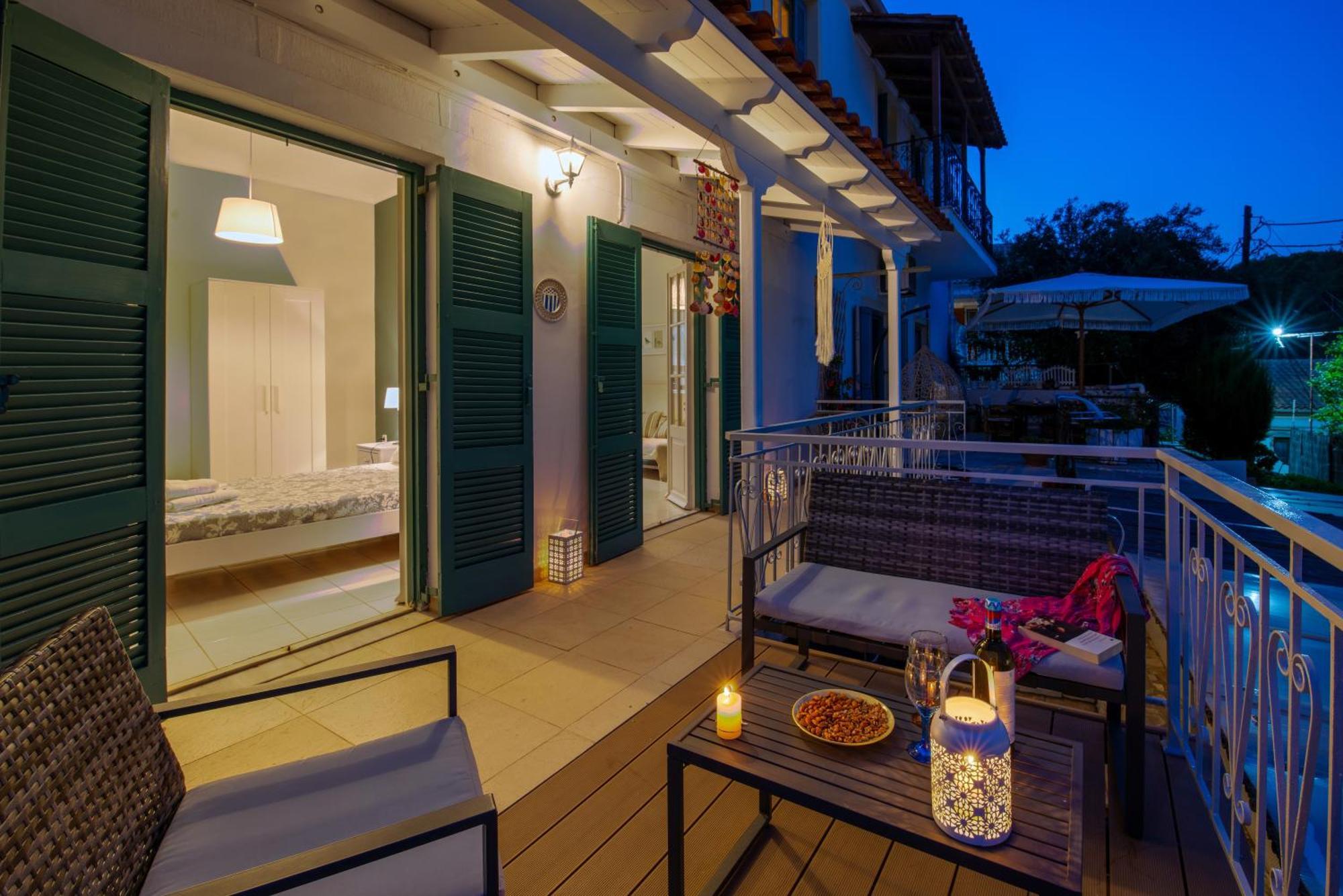 Paola'S Full Sea View House Apartment Gaios Bagian luar foto