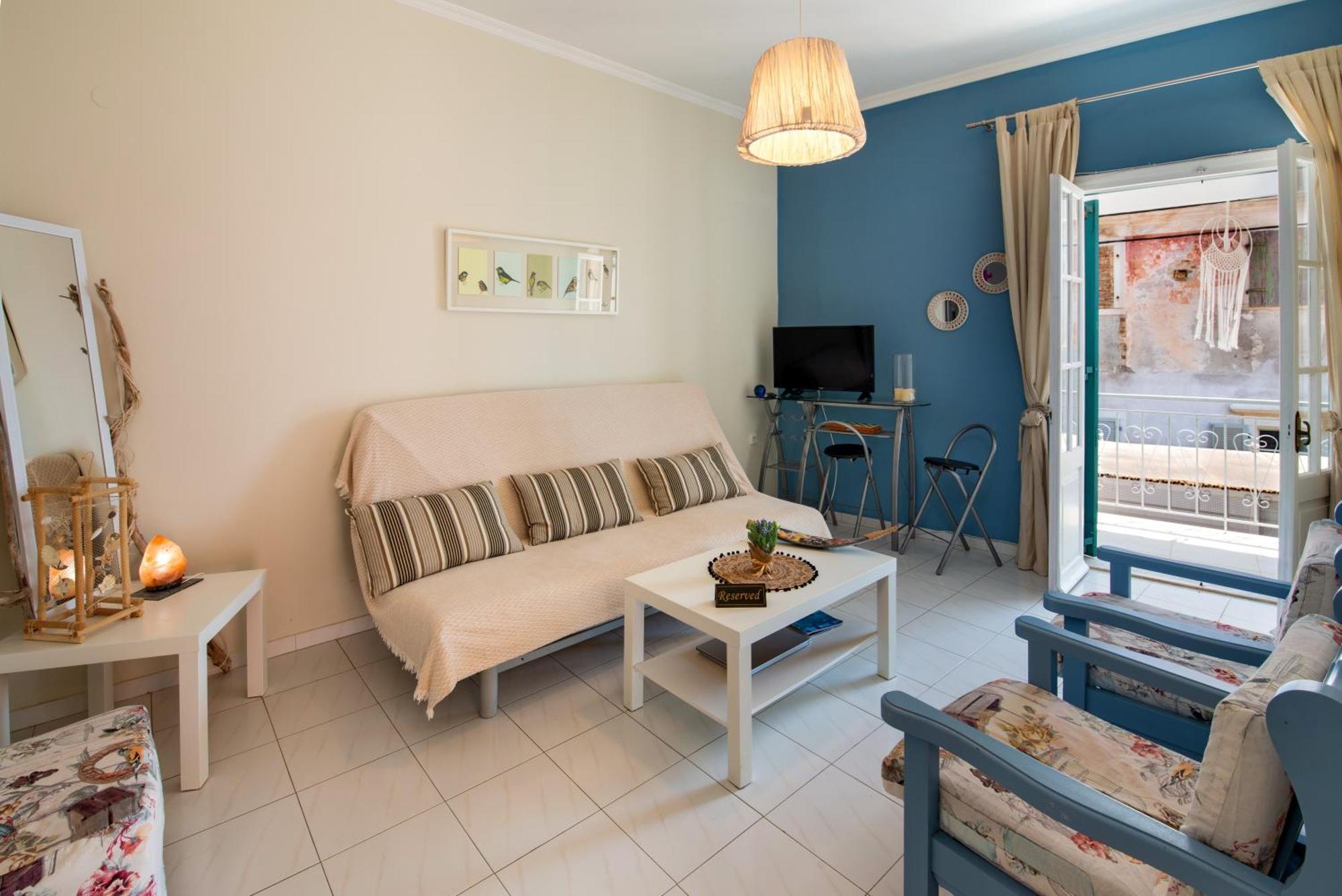 Paola'S Full Sea View House Apartment Gaios Bagian luar foto